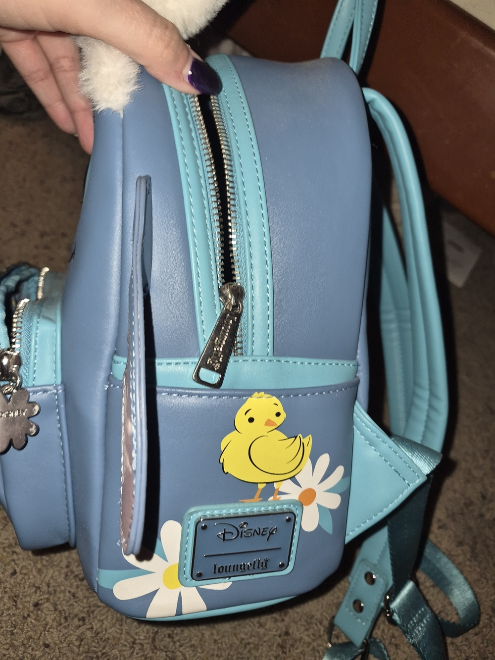 Loungefly Disney Lilo & Stitch Bunny Ears Mini Backpack - Picture 7 of 11